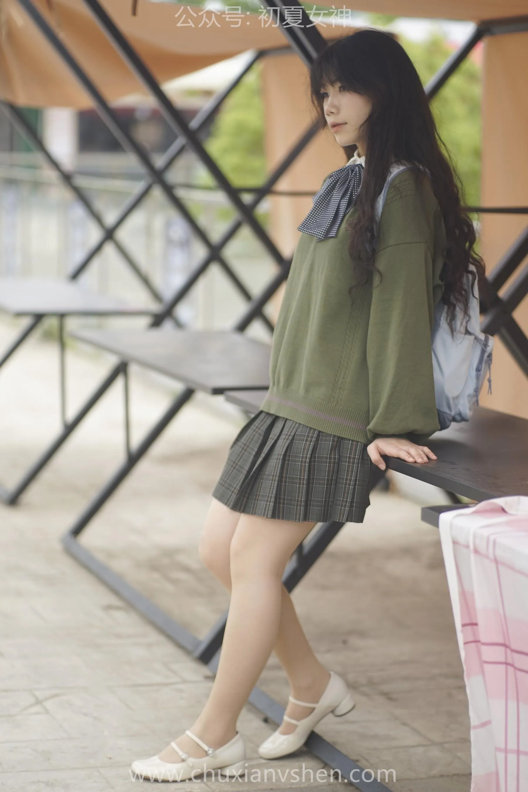 初夏女神 NO.064 欢欢 新晋学妹-学妹的一天 [164P]插图7